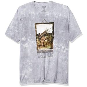 Liquid Blue Flytande blå led zeppelin man med pinnar kortärmad t-shirt, grå batikfärg, 4X, Grå batikfärg, 4X Liquid Blue Flytande blå led zeppelin man med pinnar kortärmad t-shirt, grå batikfärg, 4X, Grå batikfärg, 4X