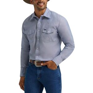 Wrangler herr cowboy cut långärmad western knäppning solid arbetsskjorta, lätt Chambray, medium Wrangler herr cowboy cut långärmad western knäppning solid arbetsskjorta, lätt Chambray, medium