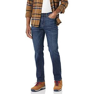 Amazon Essentials mäns rak passform hög stretch jeans, mörk tvätt, 28 B x 32 L Amazon Essentials mäns rak passform hög stretch jeans, mörk tvätt, 28 B x 32 L