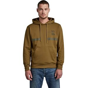 G-STAR RAW Herr Back Tape Hooded Sweatshirt Sweats, Grön (Light Antic Green D20404-a613-c620), XS G-STAR RAW Herr Back Tape Hooded Sweatshirt Sweats, Grön (Light Antic Green D20404-a613-c620), XS