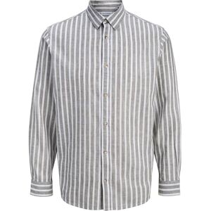 JACK & JONES Jjesummer linne Blend skjorta L/S Sn, Vetiver, M JACK & JONES Jjesummer linne Blend skjorta L/S Sn, Vetiver, M