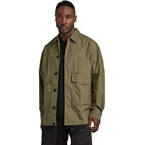G-STAR RAW Herr Worker Os Overshirt jacka, Grön (Shadow Olive D22924-a790-b230), S G-STAR RAW Herr Worker Os Overshirt jacka, Grön (Shadow Olive D22924-a790-b230), S