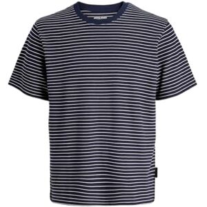 JACK & JONES Jjedover randig T-shirt Ss Crew Neck Sn, marinblå blazer, XL JACK & JONES Jjedover randig T-shirt Ss Crew Neck Sn, marinblå blazer, XL