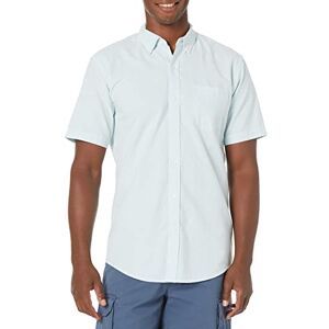 Amazon Essentials mäns normal passform kortärmad ficka Oxford skjorta, blå rand, X-Large Amazon Essentials mäns normal passform kortärmad ficka Oxford skjorta, blå rand, X-Large