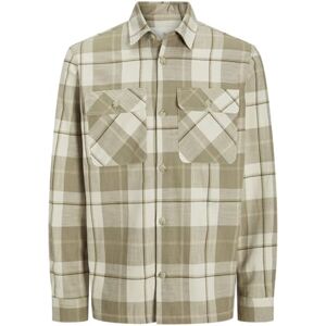JACK & JONES Jprccraymond Spring Check Overshirt Sn, Vitpeppar, L JACK & JONES Jprccraymond Spring Check Overshirt Sn, Vitpeppar, L