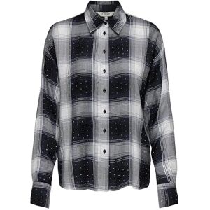ONLY Onlriley Life Ls Rhinest Check Shirt WVN, Molndansare, XL ONLY Onlriley Life Ls Rhinest Check Shirt WVN, Molndansare, XL