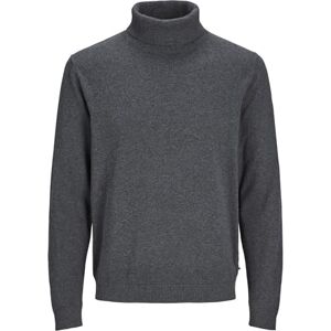 JACK & JONES herr Jjebasic stickad rullkrage noos jumper, Mörkgrå blandning, S JACK & JONES herr Jjebasic stickad rullkrage noos jumper, Mörkgrå blandning, S