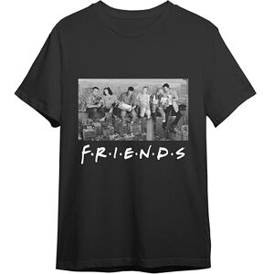 Comic Studio Vänner T-shirt Joey, Rachel, Chandler, Phoebe, Ross & Monica Svart M, svart, M Comic Studio Vänner T-shirt Joey, Rachel, Chandler, Phoebe, Ross & Monica Svart M, svart, M