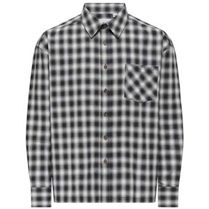 Only & Sons Onselliot Relaxed Cropped Ls Shirt 0384, Grå kritstreck, S Only & Sons Onselliot Relaxed Cropped Ls Shirt 0384, Grå kritstreck, S