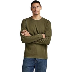G-STAR RAW Jirgi Tweeter Slim Ls T-shirts för män, Grön (mörk oliv D23475-d271-c744), S G-STAR RAW Jirgi Tweeter Slim Ls T-shirts för män, Grön (mörk oliv D23475-d271-c744), S