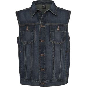 Urban Classics Väst för män, denim, jeansväst, för män, jeansjacka utan ärm i 3 trendiga färger, storlekar S – 5XL Urban Classics Väst för män, denim, jeansväst, för män, jeansjacka utan ärm i 3 trendiga färger, storlekar S – 5XL