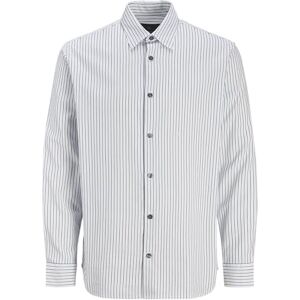 JACK & JONES Jprblabushwick Oxford skjorta L/S, Nattsky/ränder: avslappnad passform, S JACK & JONES Jprblabushwick Oxford skjorta L/S, Nattsky/ränder: avslappnad passform, S