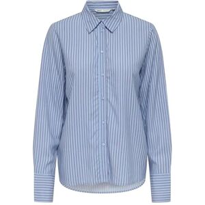 ONLY Onlberit Life L/S Shirt WVN, Blå klocka, L ONLY Onlberit Life L/S Shirt WVN, Blå klocka, L