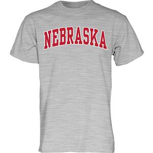 Blue 84 Blå 84 NCAA Nebraska Cornhuskers herr Arching Team namn kortärmad t-shirt, Nebraska Cornhuskers Dark Heather, X-Large Blue 84 Blå 84 NCAA Nebraska Cornhuskers herr Arching Team namn kortärmad t-shirt, Nebraska Cornhuskers Dark Heather, X-Large
