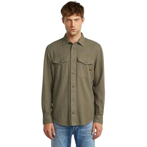 G-STAR Marine Slim Långärmad skjorta, Brun (Turf Gd D24963-d454-c982), L G-STAR Marine Slim Långärmad skjorta, Brun (Turf Gd D24963-d454-c982), L