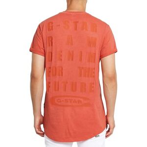 G-STAR RAW Text back gr overdyed lash r t, Röd (Lt Antic Red Gd D25971-2653-b571), S G-STAR RAW Text back gr overdyed lash r t, Röd (Lt Antic Red Gd D25971-2653-b571), S