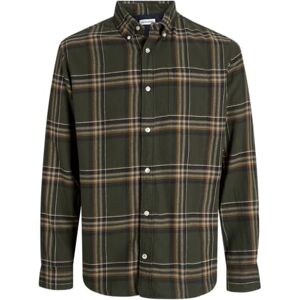 JACK & JONES Jjeclassic Flannel Check Shirt Ls Sn, Russin, XL JACK & JONES Jjeclassic Flannel Check Shirt Ls Sn, Russin, XL