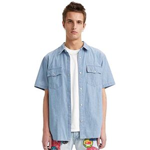 Levi's Ss Relaxed Fit Western Shirt herr, New Hyde Chambray, XL Levi's Ss Relaxed Fit Western Shirt herr, New Hyde Chambray, XL