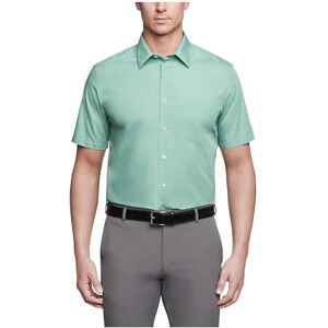 Van Heusen kortärmad herrskjorta normal passform poplin solid, Blad, 14.5" Neck Van Heusen kortärmad herrskjorta normal passform poplin solid, Blad, 14.5" Neck
