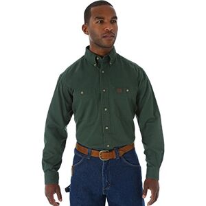 Wrangler Herr Logger Twill Långärmad Arbetsskjorta Skjorta, Skogsgrön, XL Lång Wrangler Herr Logger Twill Långärmad Arbetsskjorta Skjorta, Skogsgrön, XL Lång