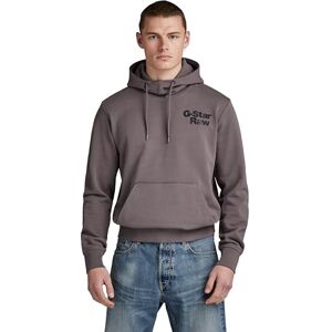 G-STAR RAW Herr Back Print HDD Sw huvtröja sweatshirt, Grå (Rabbit D23896-b782-g077), S G-STAR RAW Herr Back Print HDD Sw huvtröja sweatshirt, Grå (Rabbit D23896-b782-g077), S