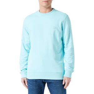 Calvin jeans herr Ck Embro emblem rund hals tröjor, Blå nyans, XXL Calvin jeans herr Ck Embro emblem rund hals tröjor, Blå nyans, XXL