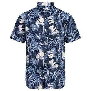 JACK & JONES Jjhonolulu AOP Shirt Ss Pls – plus size, marinblå blazer, 5XL JACK & JONES Jjhonolulu AOP Shirt Ss Pls – plus size, marinblå blazer, 5XL