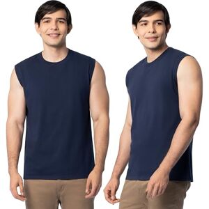 Fruit of the Loom Eversoft rml sa t-shirts i bomull, linnen och muskler, fukttransporterande och andas, storlekar S-4x, Muskel 2-pack marinbl, XXL Fruit of the Loom Eversoft rml sa t-shirts i bomull, linnen och muskler, fukttransporterande och andas, storlekar S-4x, Muskel 2-pack marinbl, XXL