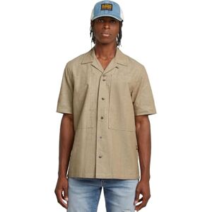 G-STAR Arbetskläder för män, Resort Regular s Shirt, Flerfärgad (Toggee/Milk D26190-d914-h051), XL G-STAR Arbetskläder för män, Resort Regular s Shirt, Flerfärgad (Toggee/Milk D26190-d914-h051), XL