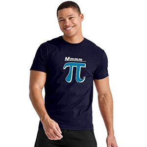 Hanes T-shirt för män, Marinblå/Pi-älskare, XL Hanes T-shirt för män, Marinblå/Pi-älskare, XL