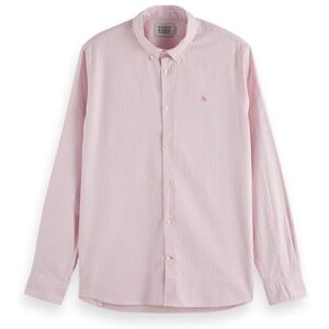 Scotch & Soda Seasonal Essentials Oxford randig skjorta, Rosa ränder 6099, XXL Scotch & Soda Seasonal Essentials Oxford randig skjorta, Rosa ränder 6099, XXL
