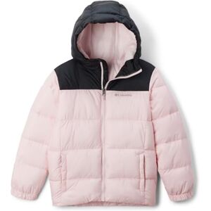 Columbia Puffect Hooded Jacka, vadderad jacka med huva, barn unisex, satin rosa/svart, 2096273 Columbia Puffect Hooded Jacka, vadderad jacka med huva, barn unisex, satin rosa/svart, 2096273