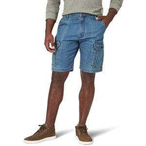 Wrangler Authentics Herr Big & Tall Klassisk Avslappnad Fit Stretch Cargo Kort, Medium nyans denim, 52 Wrangler Authentics Herr Big & Tall Klassisk Avslappnad Fit Stretch Cargo Kort, Medium nyans denim, 52