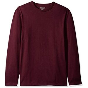 Amazon Essentials mäns långärmad T-shirt med normal passform, vinröd, X-Small Amazon Essentials mäns långärmad T-shirt med normal passform, vinröd, X-Small
