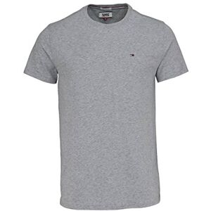 Tommy Jeans herr Tjm Xslim Jersey Tee Dm0dm04411 T-shirt, Grå (Lt Grey Htr), S Tommy Jeans herr Tjm Xslim Jersey Tee Dm0dm04411 T-shirt, Grå (Lt Grey Htr), S