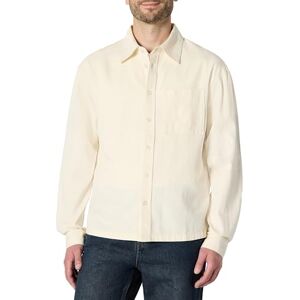 Amazon Essentials (Demi's Pick) Herr modern överdimensionerad passform denim button-down skjorta, Ecru, XL Amazon Essentials (Demi's Pick) Herr modern överdimensionerad passform denim button-down skjorta, Ecru, XL