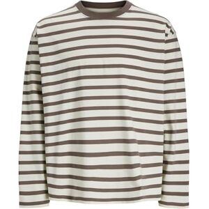 JACK & JONES Jorislington Tee Ls Crew Neck Sn, Djup mullvaden, S JACK & JONES Jorislington Tee Ls Crew Neck Sn, Djup mullvaden, S