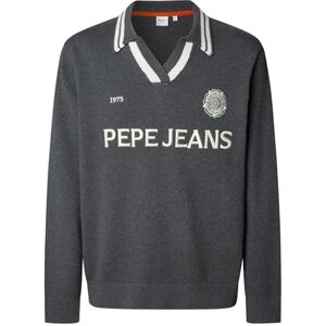 Pepe Jeans herr Pablo Stickat, Grå (Mörkgrå Marl), M, Grå (Mörkgrå Marl), M Pepe Jeans herr Pablo Stickat, Grå (Mörkgrå Marl), M, Grå (Mörkgrå Marl), M