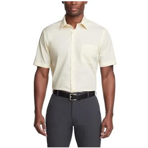 Van Heusen kortärmad herrskjorta normal passform poplin solid, Gul/citronglasyr/gul Van Heusen kortärmad herrskjorta normal passform poplin solid, Gul/citronglasyr/gul