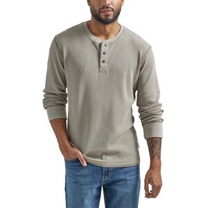 Wrangler Authentics långärmad våffla Henley-skjorta, pimpsten, L, Pimpsten, L Wrangler Authentics långärmad våffla Henley-skjorta, pimpsten, L, Pimpsten, L
