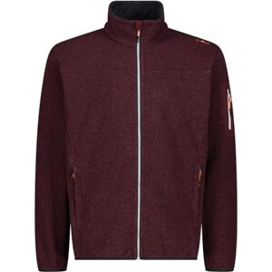 CMP Knit-Tech jacka för män, Burgundy, 56 CMP Knit-Tech jacka för män, Burgundy, 56