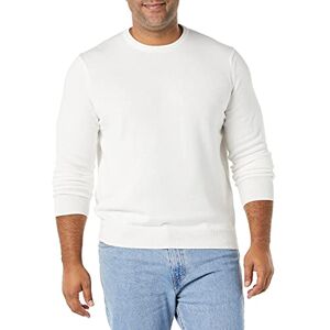 Amazon Essentials Men's Tröja med rund hals (finns i Big & Tall), Elfenbensvit, L Amazon Essentials Men's Tröja med rund hals (finns i Big & Tall), Elfenbensvit, L