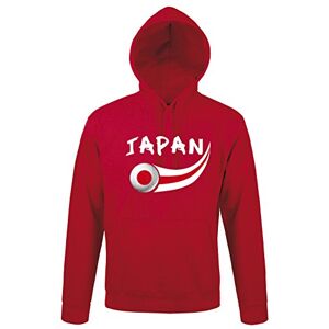 Supportershop sweatshirt huva Japan herr, röd, FR: S (storlek tillverkare: S) Supportershop sweatshirt huva Japan herr, röd, FR: S (storlek tillverkare: S)