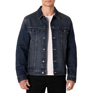 Amazon Essentials mäns låg stretch normal passform jeansjacka, Tonad mörk tvätt, XS Amazon Essentials mäns låg stretch normal passform jeansjacka, Tonad mörk tvätt, XS
