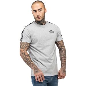 Lonsdale T-shirt för män, normal passform, BRINDISTER, Marl grå/svart/vit, XL, 117533 Lonsdale T-shirt för män, normal passform, BRINDISTER, Marl grå/svart/vit, XL, 117533