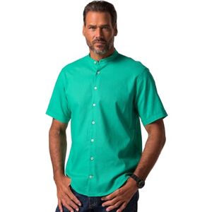 JP 1880 herr, halvkort ärm, linnemix, ståkrage, modern passform skjorta, Vårgrön, 7XL JP 1880 herr, halvkort ärm, linnemix, ståkrage, modern passform skjorta, Vårgrön, 7XL