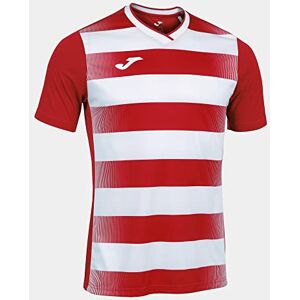 Joma T-shirt Varumärke Modell T-shirt Kortärmad Europa V Röd Vit Joma T-shirt Varumärke Modell T-shirt Kortärmad Europa V Röd Vit