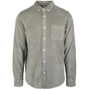 Urban Classics Kord Corduroy-skjorta, långärmad herrskjorta, finns i många färger, storlekar S–5XL, OLIV, XXL Urban Classics Kord Corduroy-skjorta, långärmad herrskjorta, finns i många färger, storlekar S–5XL, OLIV, XXL