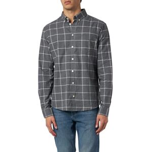 CASUAL FRIDAY Anton LS BD Big Checked Shirt, 50817/Pewter Mix, L CASUAL FRIDAY Anton LS BD Big Checked Shirt, 50817/Pewter Mix, L