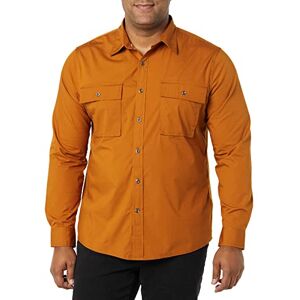 Amazon Essentials mäns Slim-Fit långärmad tvåficksbruksskjorta (tidigare Goodthreads), mörk karamell, XX-Large Tall Amazon Essentials mäns Slim-Fit långärmad tvåficksbruksskjorta (tidigare Goodthreads), mörk karamell, XX-Large Tall